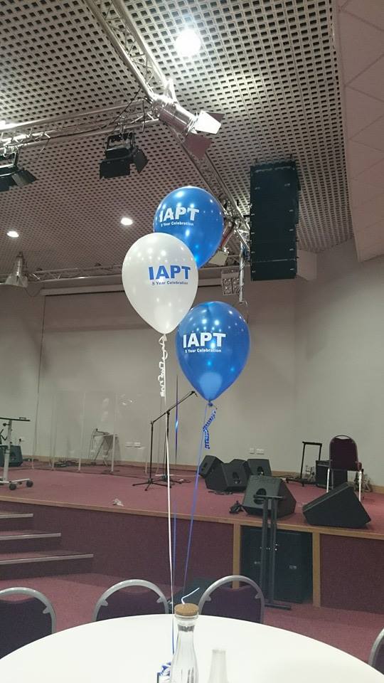 You are currently viewing Coventry & Warwickshire Mind Event. Welcome Centre. Printed Balloons