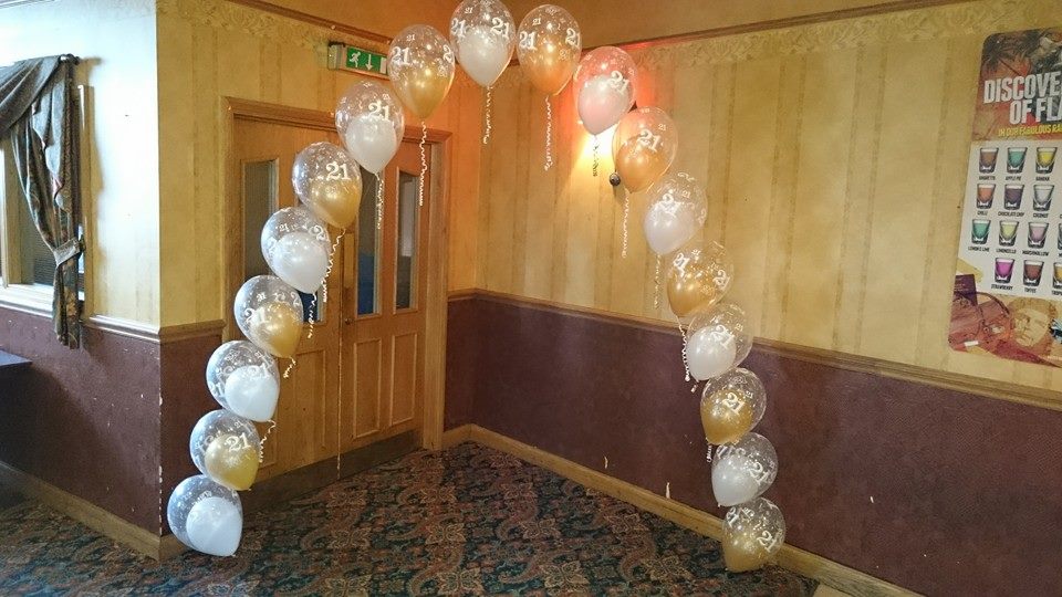 21st birthday balloons