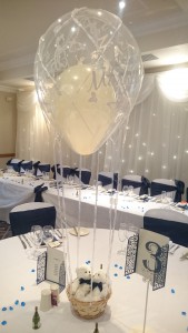 Read more about the article Hot Air Wedding Balloon Style Balloon Displays Windmill Village Hotel Coventry