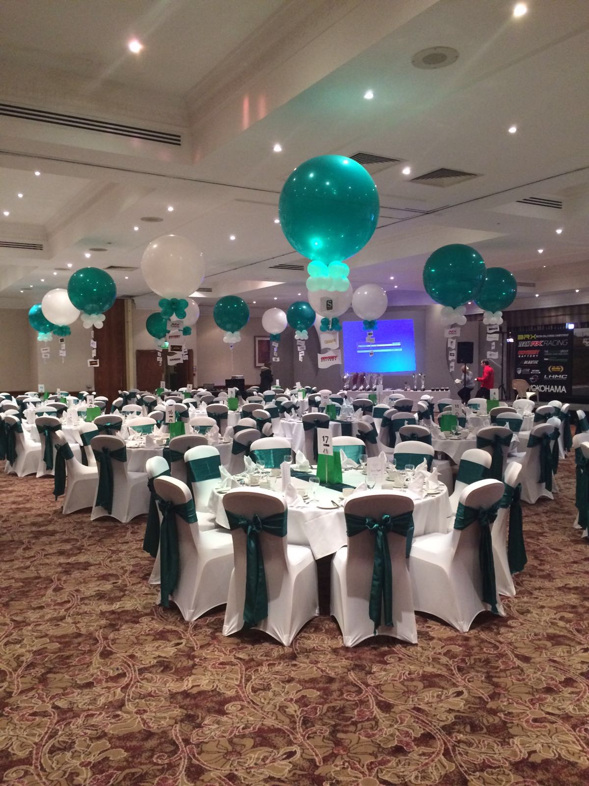 Read more about the article Team RX Racing Annual Awards. Hilton Coventry. 3 Foot Balloons. Floating