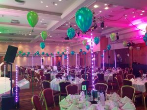 Read more about the article Chesford Grange Hotel Coventry Balloons. Ambulance Service Awards Night